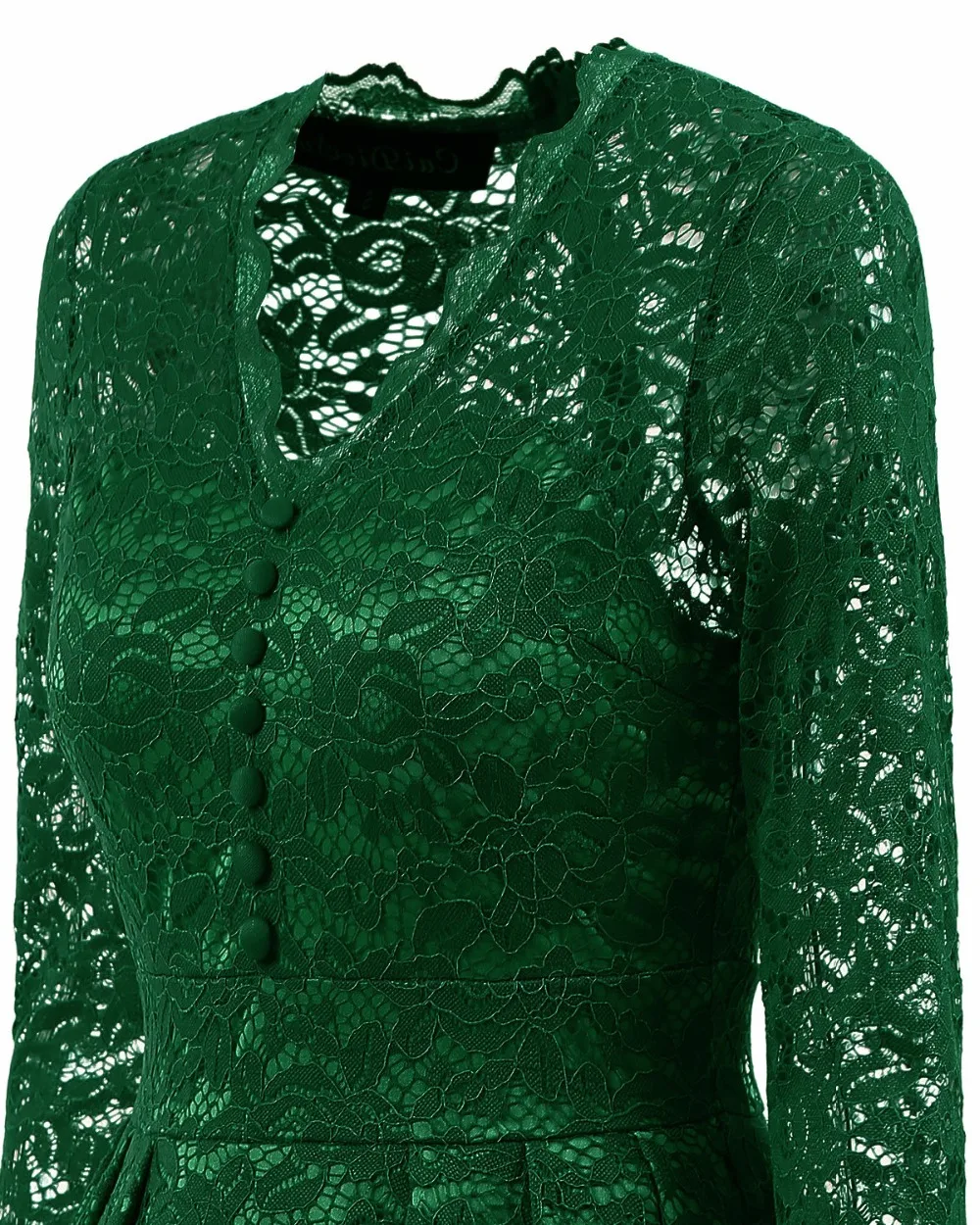 Vestido De Festa Новое Изумрудное кружевное платье подружки невесты с длинным рукавом и