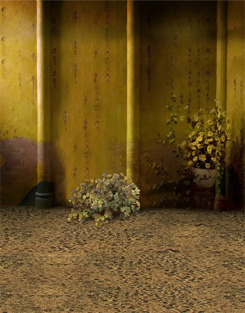 

5x7ft Vintage Room Flowers Photography Backdrops Photo Props Studio Background