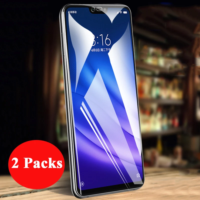 MUCHI 2 упаковки полное закаленное стекло для Xiaomi Mi 8 Lite защита экрана