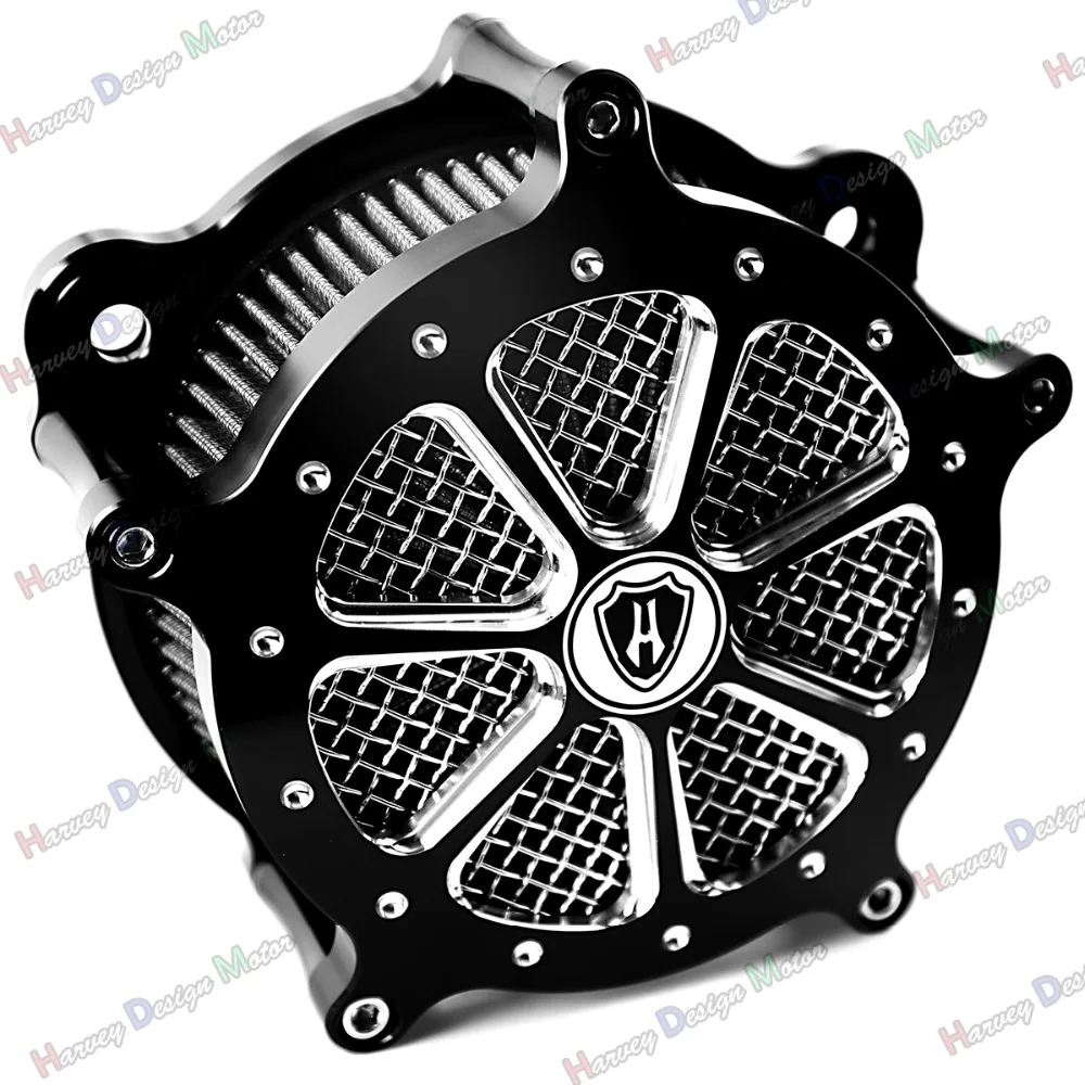 Contrast Cut Venturi Air Cleaner Intake Filter System For Harley Softail Dyna 93-13 Model Contrast Cut Venturi Air Cleaner Intake Filter System For Harley Softail Dyna 93-13 Model