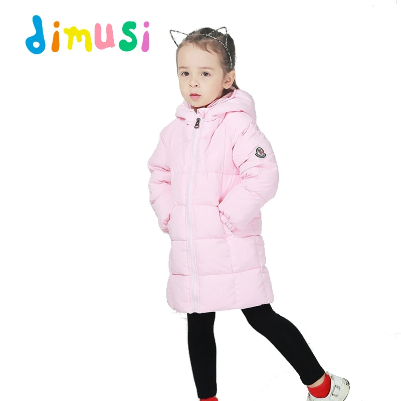  DIMUSI Winter Boys Jacket Children Casual Long Thick Warm Parkas Baby Girl's Outwear Windbreaker Ho