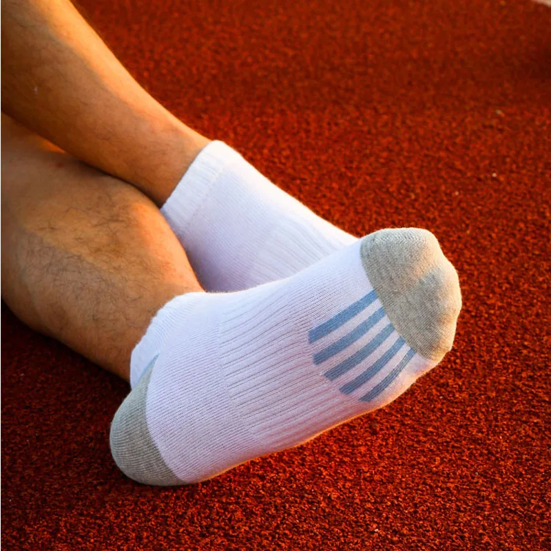 4 пары мужские хлопковые спортивные носки поглощает пот дезодорант спортивные, баскетбольные Носки для альпинизма велоспорта на открытом воздухе носки серый