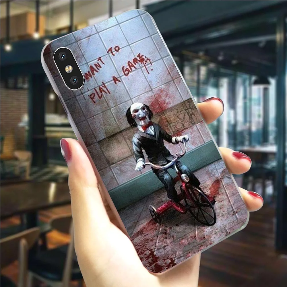 Jigsaw Horror Movies чехол для телефона iPhone 6S Plus 5 5S SE 6 6 S/6 Plus 7 8/7 9 Plus X XS XR Xs Max Жесткий Чехол Мода - Цвет: K1030501