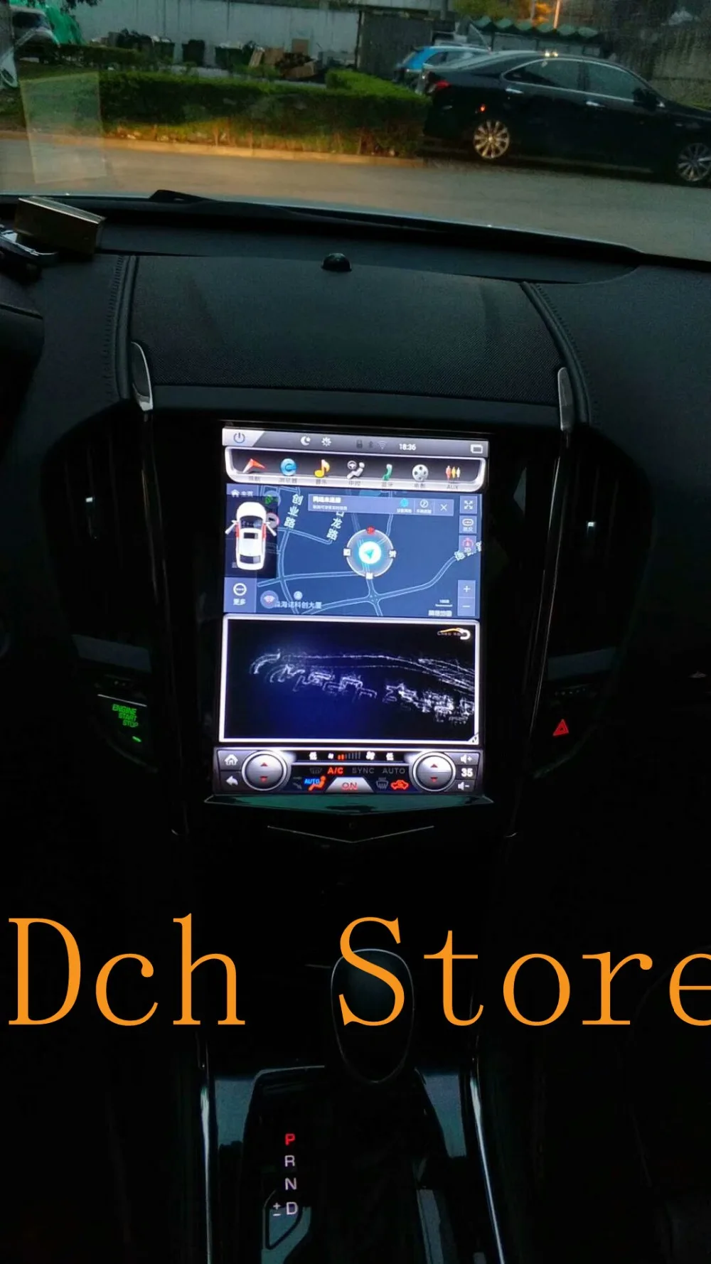 10,4 дюймов вертикальный экран Tesla стиль Android 8,1 автомобильный dvd-плеер gps для Cadillac ATS ATSL XTS SRX 2013 PX6