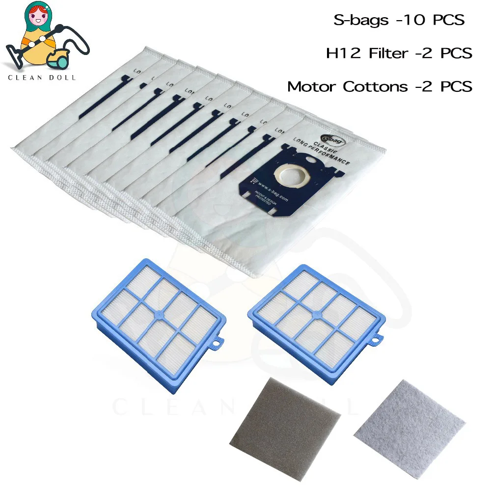 Замена 14-Pack S-фильтр S-bag для пылесоса Philips драгоценность перфоратор/Expert PerformerPro SilentStar fc8941-fc8957 - Цвет: PH-FT-BG-COM-14PK