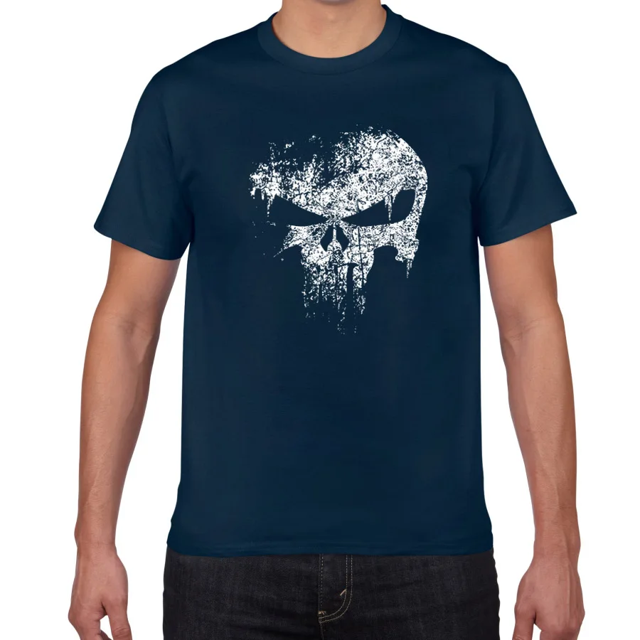 2019 new casual men tops the Punisher printed t shirt cotton short sleeve o-neck tee shirt homme skull men clothing camiseta 2019 new casual men tops the Punisher printed t shirt cotton short sleeve o-neck tee shirt homme skull men clothing camiseta