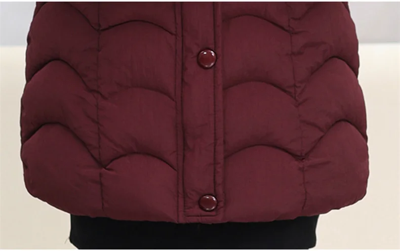 Jacket Old Womens Winter Long Parka Cotton Padded Jackets Fake Fur Collar 2018 Korean Aged Ladies Thick Coat Plus Size 5XL CH598 (12)