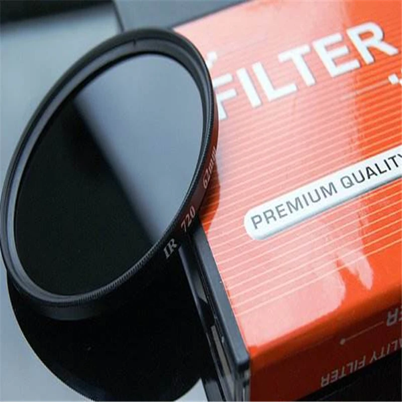 

Mounted with aluminum ring 800nm optical ir long pass filter IR-80