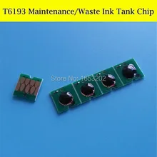 10 ШТ. T6193 6193 Обслуживания Чернильнице Отходов Чипы Для Epson F6070 F7070 T3000 T5000 T7000 T3070 T3200 T5200 T7200