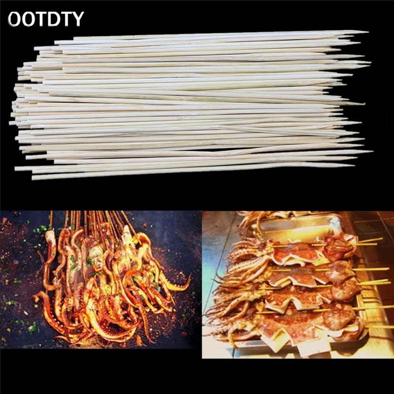 

1 PACK BBQ Accessories Bamboo Skewers Grill Shish Kabob Wood Sticks Barbecue BBQ Tools churrasco barbecue grill mats