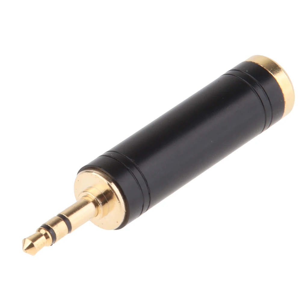 Gold Plated 3.5mm To 6.35 Mm Male To Female Stereo Jack Adapter 3.5mm to 6.35mm stereo adapters Connect audio devices 
