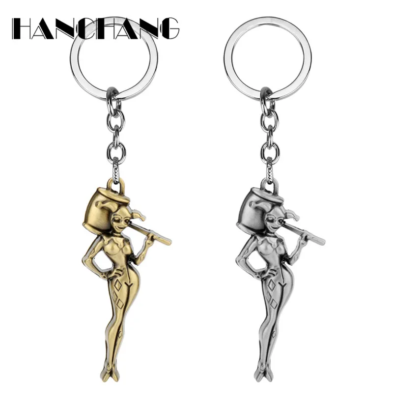 Самоубийц брелок команда Автомобильный держатель для ключей Куинн