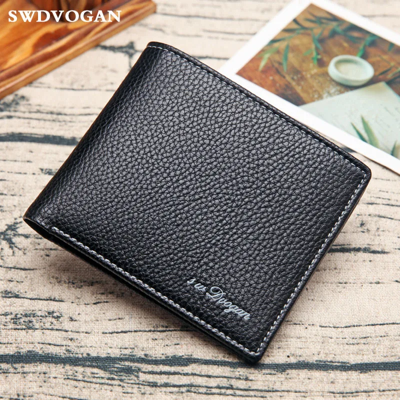 Male's Purse For Men Wallet For Card Cards Top Qality PU Leather Mens