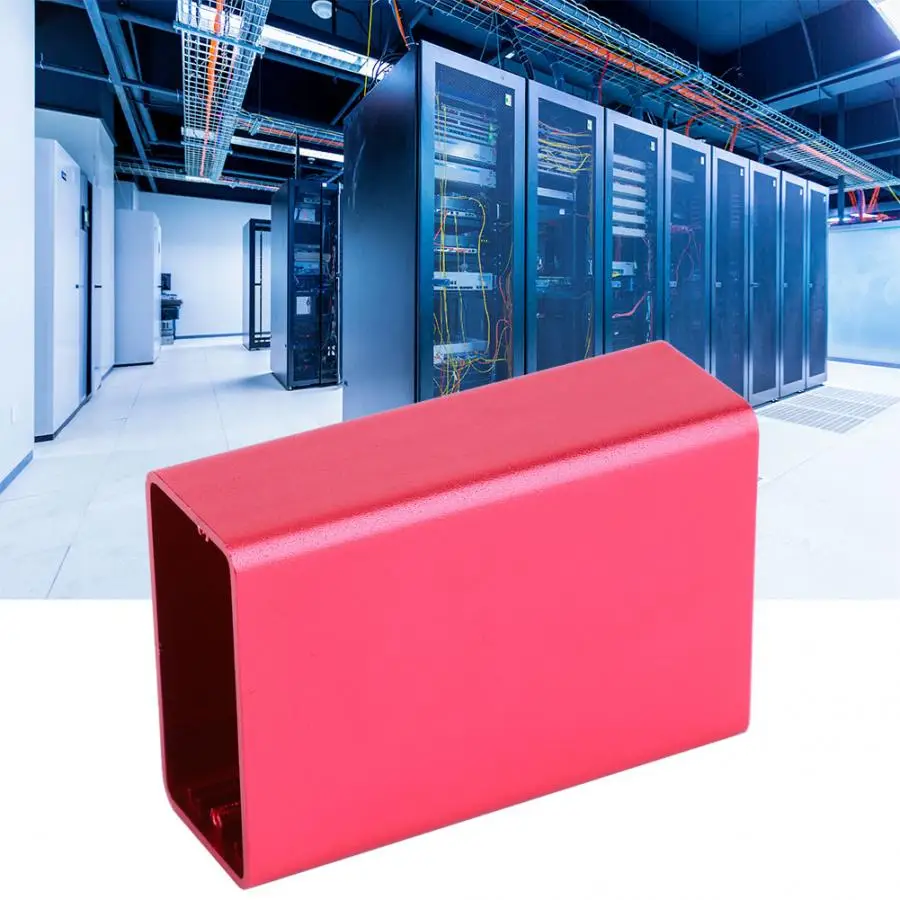 

Printed Circuit Board Instrument Aluminum Cooling Box DIY Electronic Project Enclosure Case Used for heat dissipation