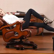 Вертушка для офисного кресла стул. Кресло из натурального дерева. Массажный можете лежать в компьютере chair.03