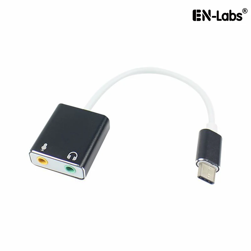 Tarjeta de sonido USB tipo C externo 7,1 para Macbook Air, conector de Audio USB C a 3,5mm, de sonido MICRÓFONO para auriculares para PC, teléfono inteligente - AliExpress