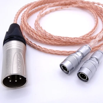 

8 Cores 2.5M PCOCC Copper Upgrade Replacement Cable for Mr Speakers Ether Alpha Dog Prime Headphone Cables Wires