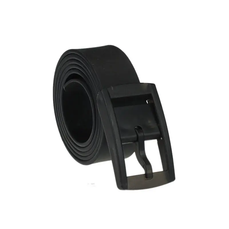 2019 New Men Womens Unisex Smooth Silicone Rubber Leather Belt Plastic Buckle New Leather belts for men 40FE017