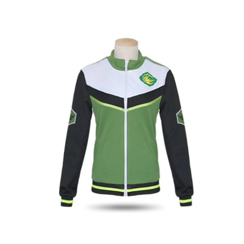 Game The King Avatar Cosplay Costume School Uniform Men Women Jacket Coat Outfit Summer Breathable Halloween Cosplay Costume - Color: Green
