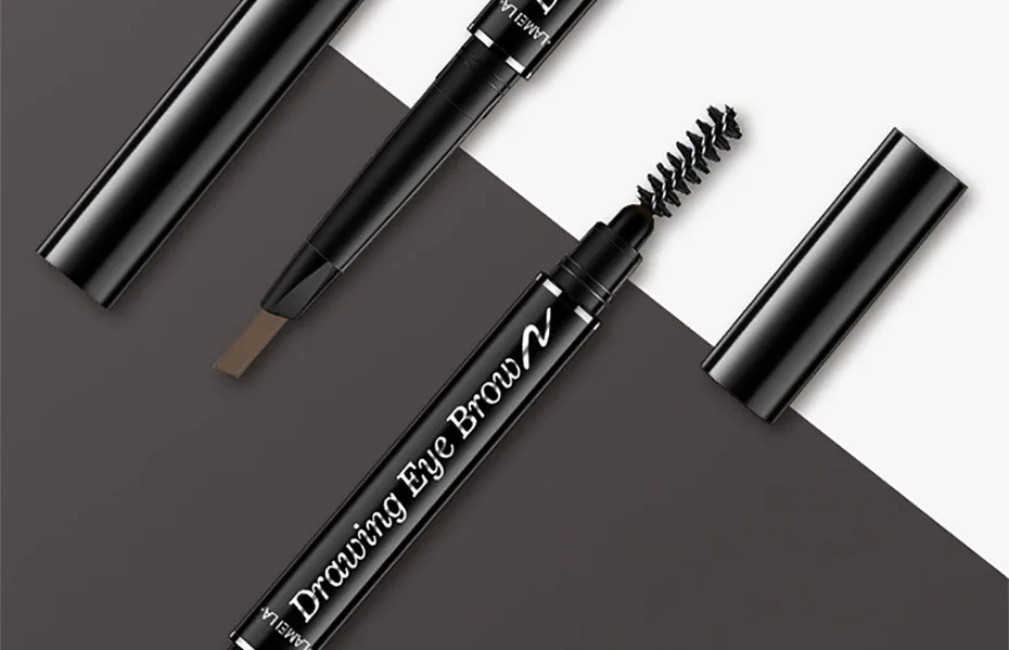LAMEILA 6 цветов корейский коричневый карандаш для бровей микроблейдинг кофейный черный карандаш для бровей водонепроницаемый Косметический макияж инструменты для девочек