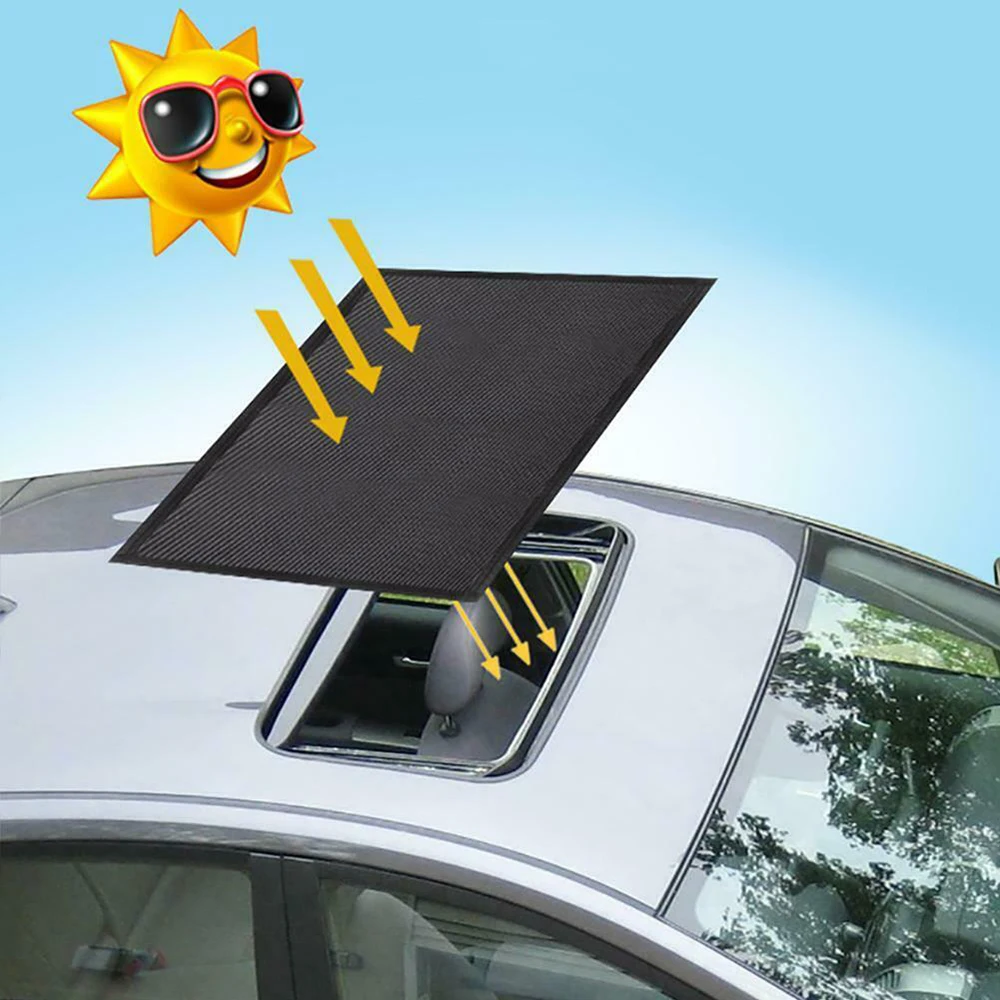 Автомобильная панорамная крыша Солнцезащитная антимаскитная на магнитах занавес 95*55 см Сетка для автомобиля Лето Защита от ультрафиолета дышащая самоуправляемая занавеска s