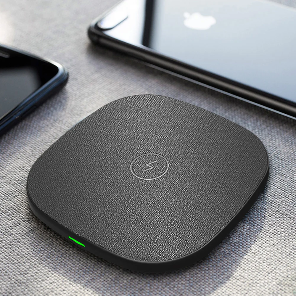 

10W Qi Wireless Charger Fast Wireless Phone Charging Projector for Airpods iPhone X XR XS Samsung Note 8 S8 S9 Plus S7 S6 Edge