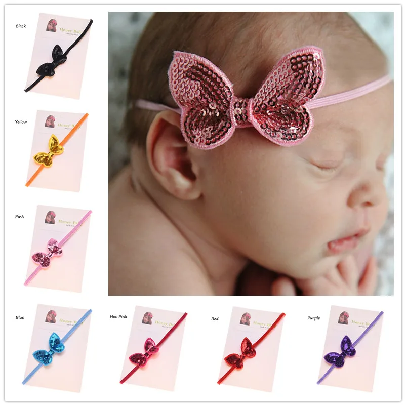 Ободок для волос в виде бабочки 2 шт.|headband newborn|newborn headbandbaptism headbands |