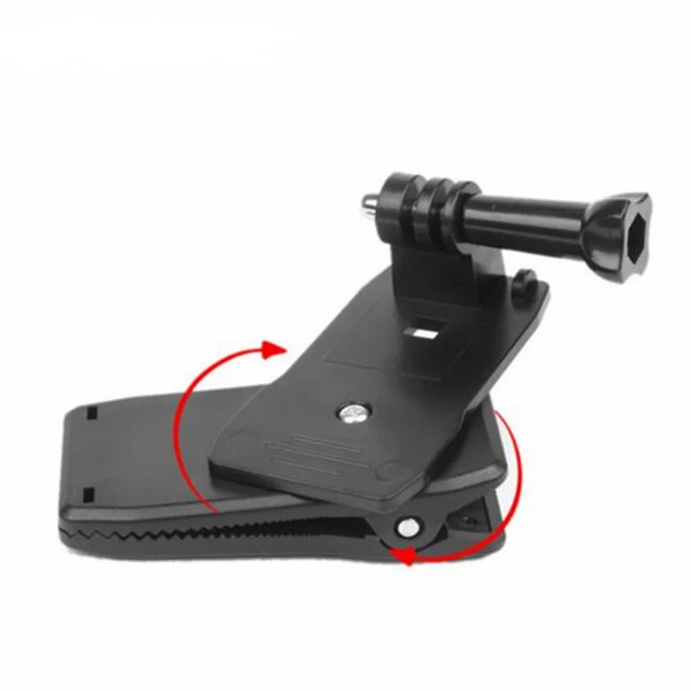 

360 Degree Rotary Fast Clamp Mount Clip Quick Release Backpack Hat Clip For Gopro Hero 2/3/3+ SJCAM SJ400 Sports Action Cameras