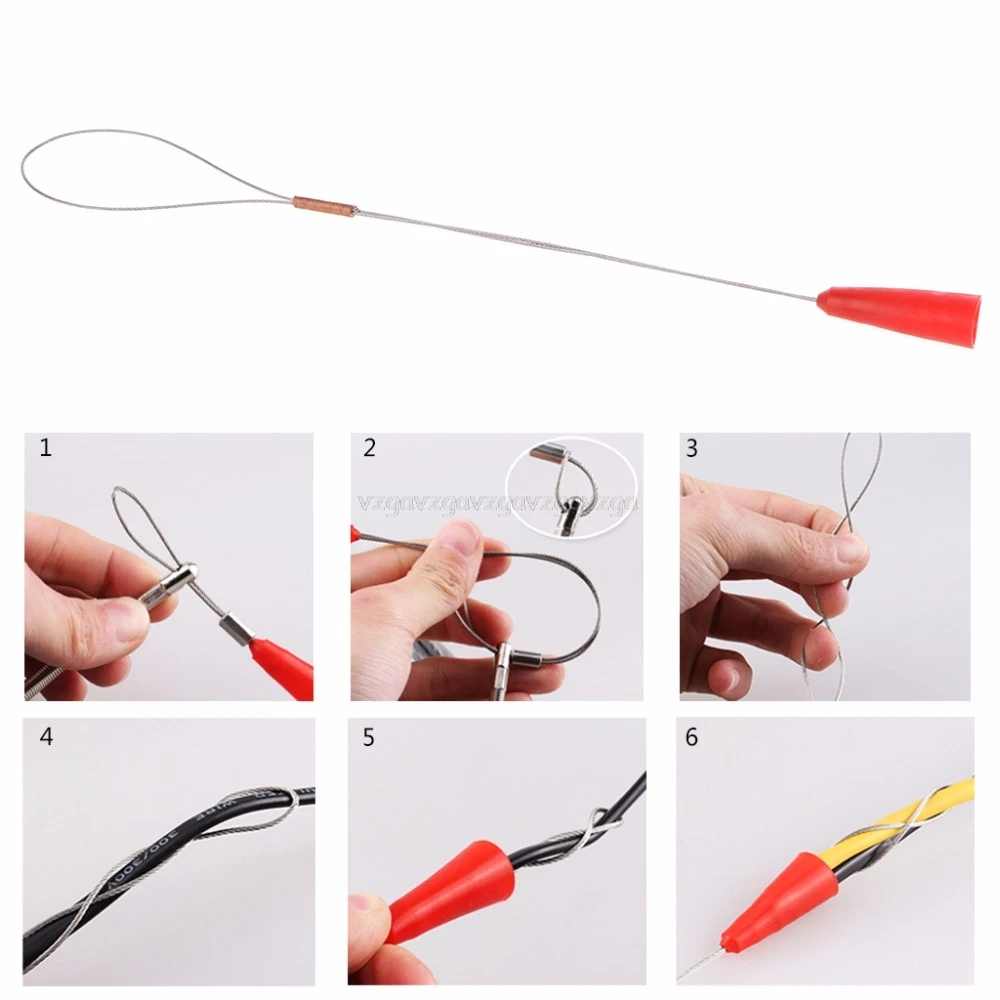 

Professional Binder Fastener For Electrician Wire Threading Device Wiring Installation Aid Tool Cable Blinder J15 19 dropship