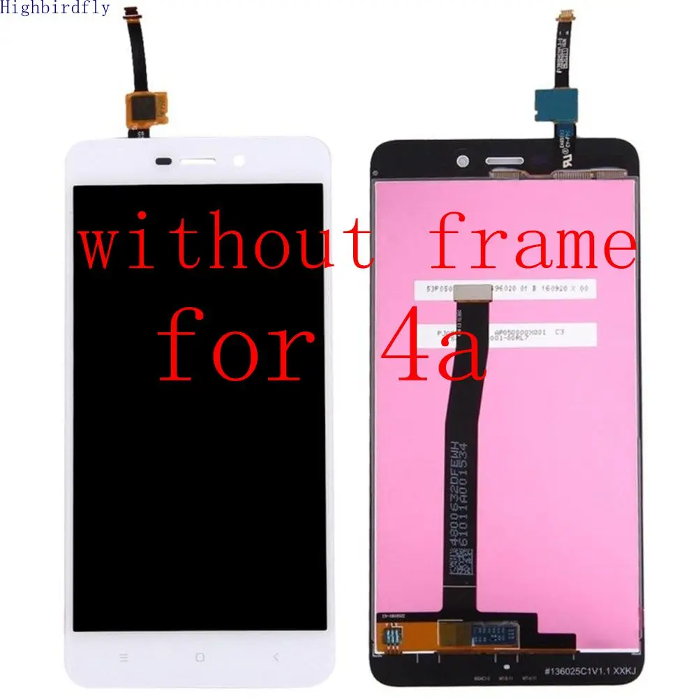Highbirdfly For font b Xiaomi b font Redmi 4A 5 0 Lcd Screen Display With Touch