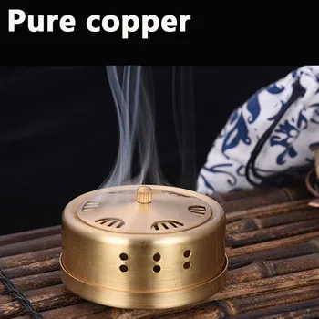 

New 100% Pure copper moxibustion box moxa cone portable moxa box eco-friendly moxa roll box