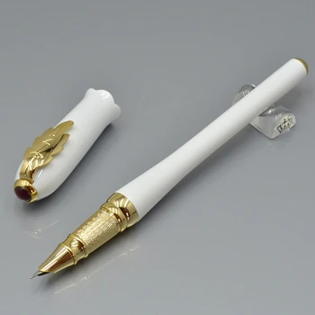 

Charming Picasso 986 black white pink Fountain pen with 0.38mm Nib school office stationery brand lady writing ink pen gift