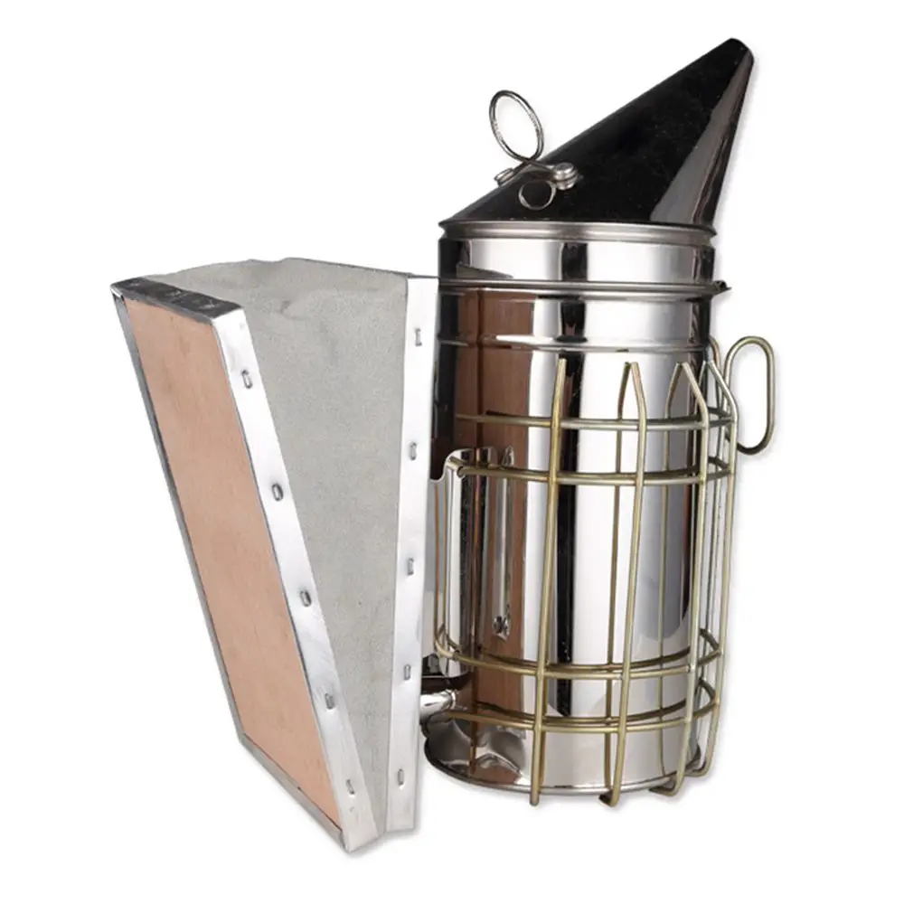 

Hot Sale Beekeeping Tools Kit Bee Hive Smoker Bee Brush Queen cage Uncapping Fork Beekeeping Accessory