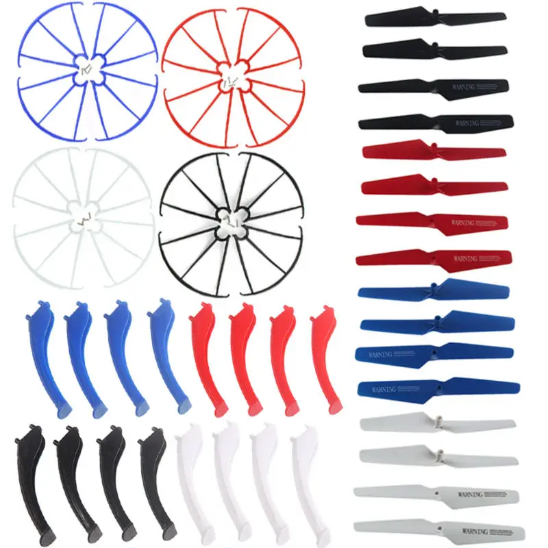 

Original Syma X5 X5S X5SC X5SW Parts Set 4pcs Landing Gear+4pcs Blade Propeller +4pcs Protect Ring for RC Quadcopter Drone parts