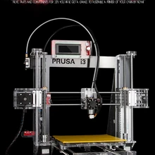 Полный собрать ЖК дисплей 3D принтеры reprap prusa i3 комплект рамки металлический алюминий impressora 3d drucker маленький монстр сталь