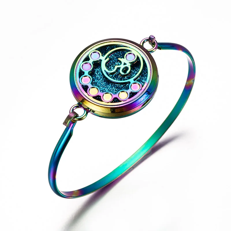 2019 color perfume oil diffuser Locket exquisite bracelet stainless steel magnetic box to send sequins as gifts SF-17 | Украшения и