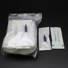 500 шт Индивидуальная упаковка огромное солнце наконечники игл для татуажа сопло постоянный макияж татуировки брови, подводка, губы машины 1R/2R/3R шапки