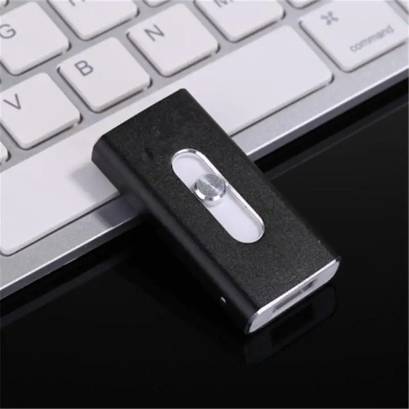 USB флешка OTG для iphone ipad из металла usb запоминающий диск stick 8 г 16 г 32 г 64 г хранения Высокое качество USB flash