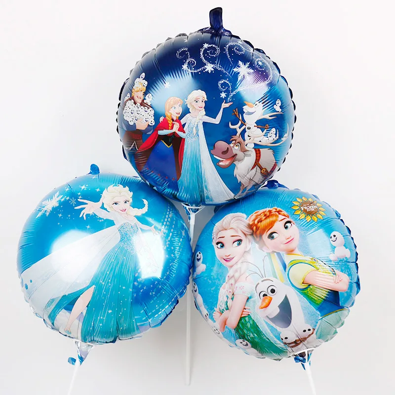 

18 inch Cartoon Frozen Theme Aluminium Foil Balloons Party Decoration Balloons Rotate Balloon Kids Birthday Supplies