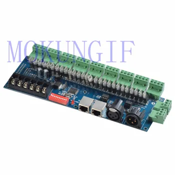 

27CH 27channels LED DMX512 decoder WS-27CH3A-BAN RGB controller2 with XRL 3P RJ45 for led strip light led lamp DC12V-24V