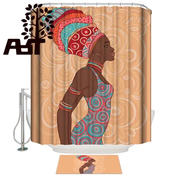 

Art Store American People Shower Curtain Bath Sets With Rugs Shower Curtain Doormat Sets Bathroom Accessory Sets 2 Piece