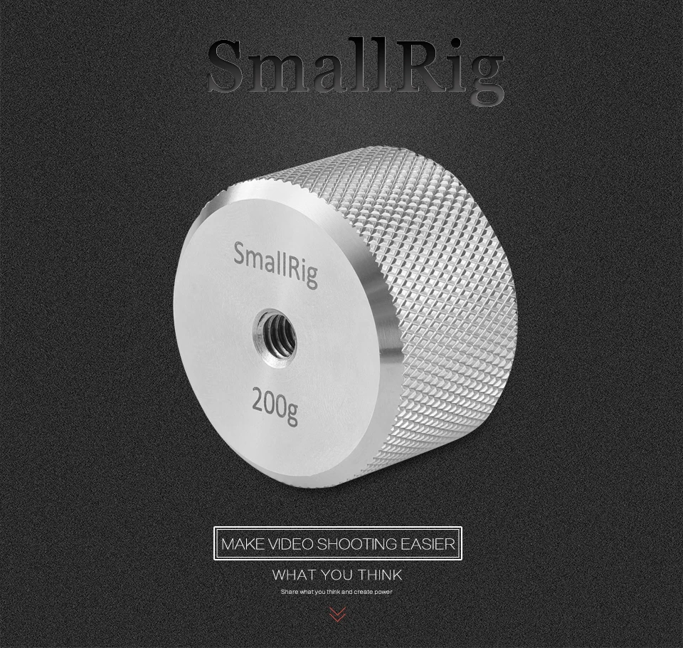 SmallRig DSLR камера съемный противовес(200 г) Балансирующий момент для DJI Ronin S и для Zhiyun Gimbal стабилизатор 2285