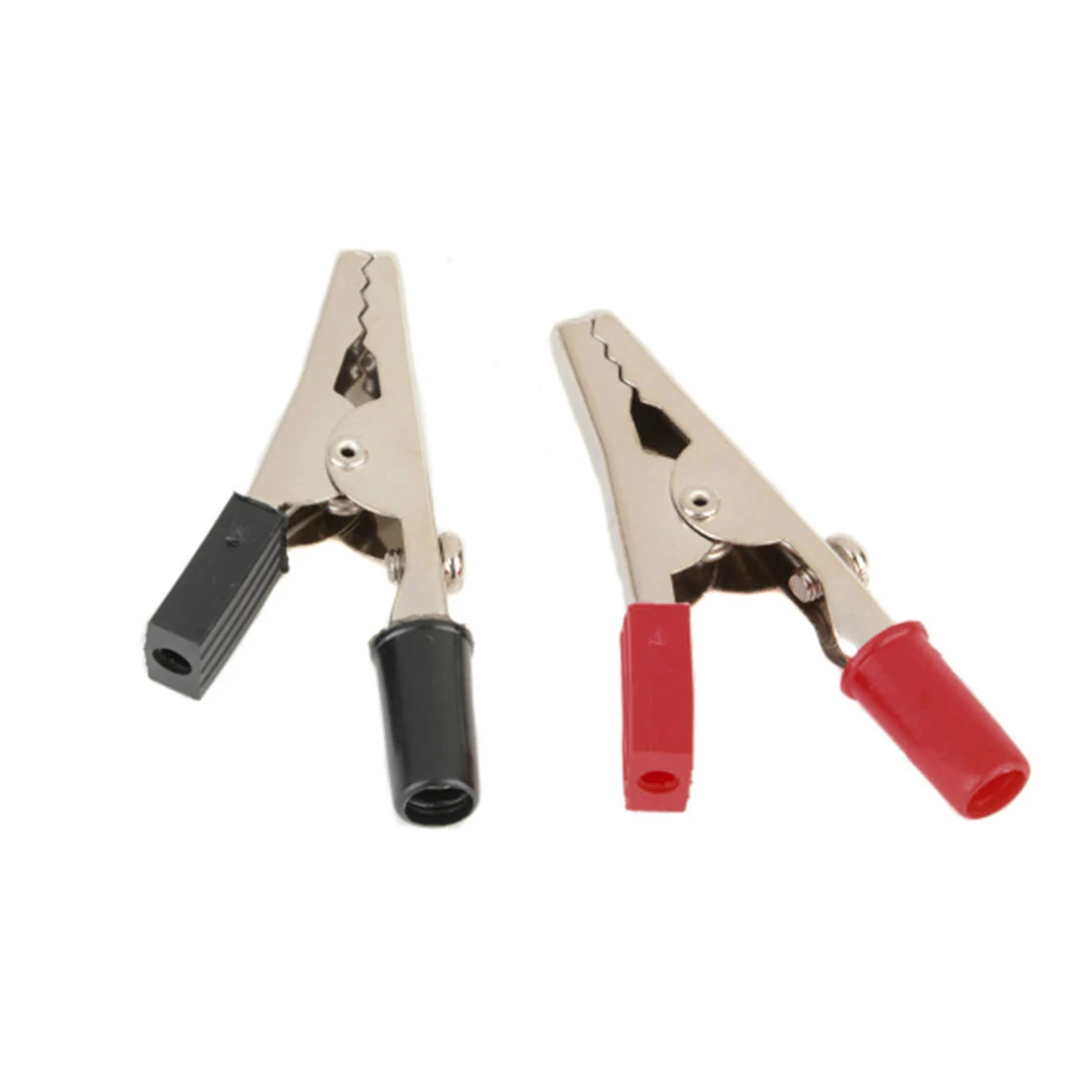 Drop Shipping 2Pcs/Lot 55mm Solar Battery Charger Alligator Clip Test