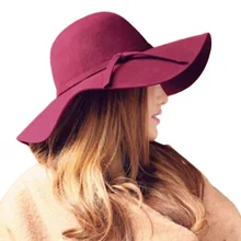 NIBESSER модная женская шляпа Fedoras, осень, лето, женская шляпа от солнца, одноцветная пляжная шляпа от солнца, Женская Повседневная шляпа с большим козырьком, шляпа от солнца Fedoras