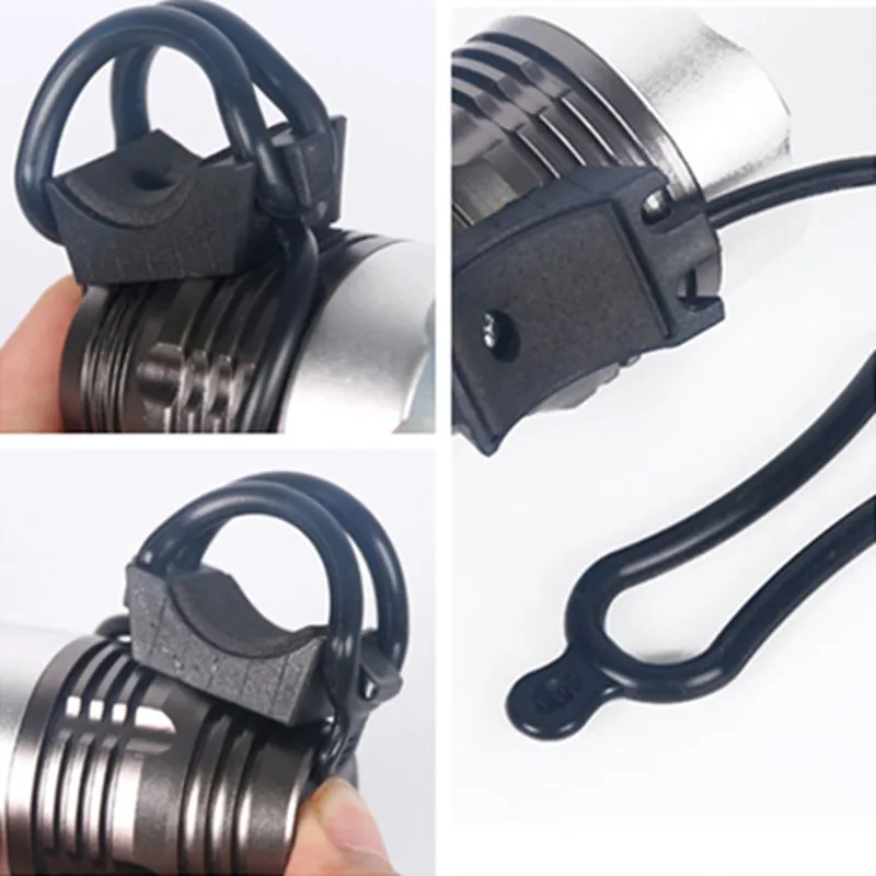 Perfect 1pcs High Strength Rubber Band Mountain Road Phone Flashlight Bands Elastic Bandage Bicycle Light Mount Holder Bike Light Holder 4