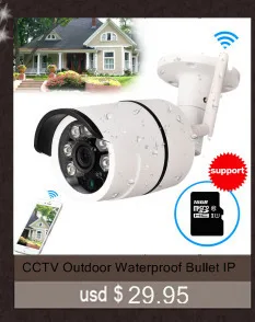 Ap wifi wireless 1080p outdoor video recorder camera TF card slot loop recording motion detect alarm Phone View