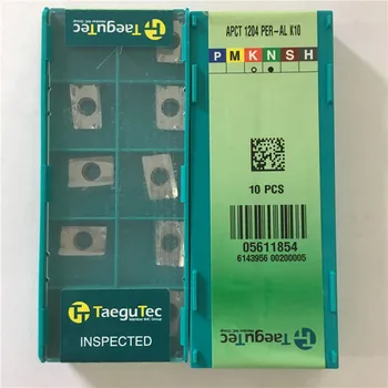 

APCT1204PER-AL K10 100% Original TAEGUTEC carbide insert with the best quality 10pcs/lot free shipping