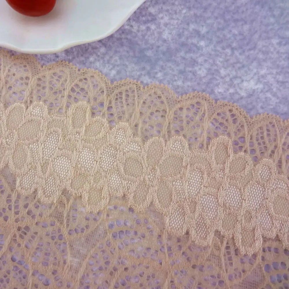 Эластичная кружевная ленточная отделка #39 ширина 23 см 2 ярдов/партия эластичная