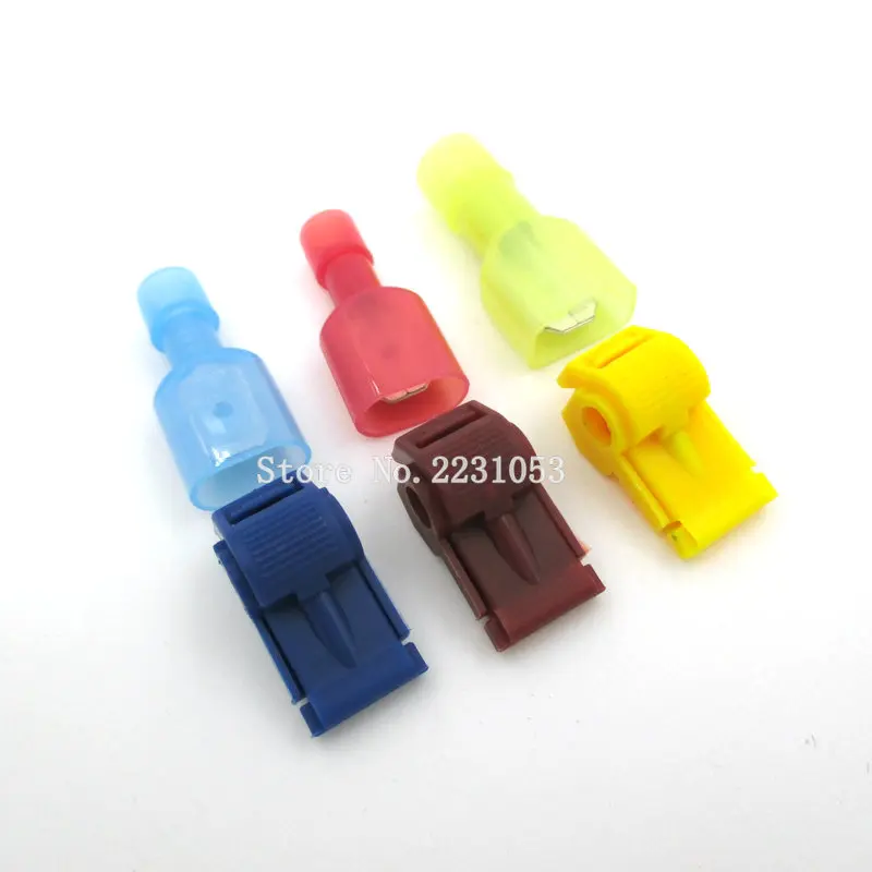 

30PCS 15sets Wire Cable Connectors Terminals Crimp Scotch Lock Quick Splice Electrical Car Audio 22-10AWG 0.5mm-6mm Kit Tool Set
