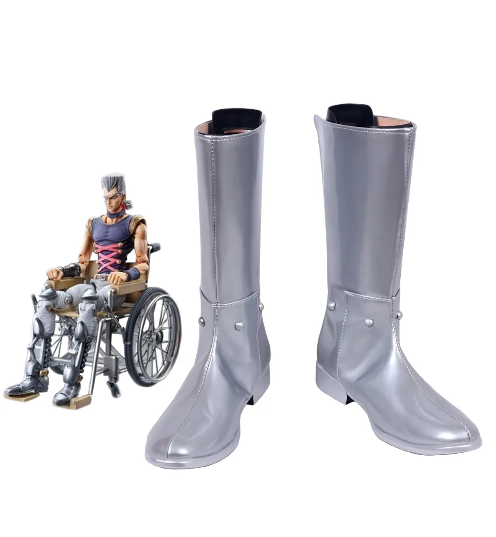 JoJo-s-Bizarre-Adventure-Jean-Pierre-Polnareff-Cosplay-Boots-Shoes-Custom-Made